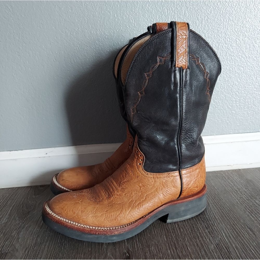 Mens Vintage Western Boots Size 7.5C